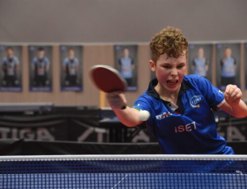 Compass players at ITTF development camp